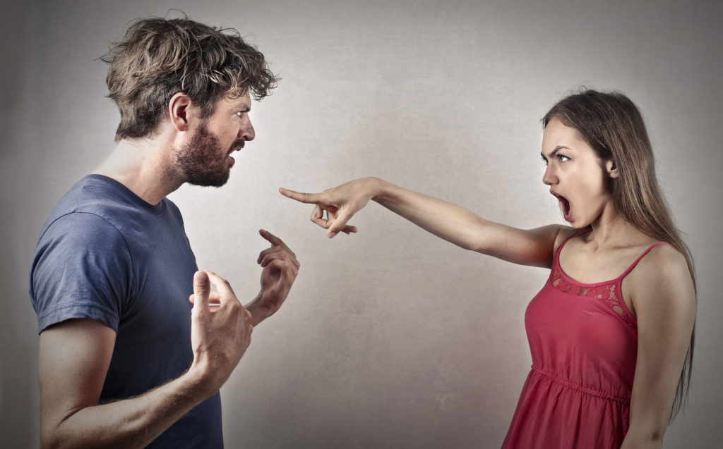 Woman accusing her boyfriend